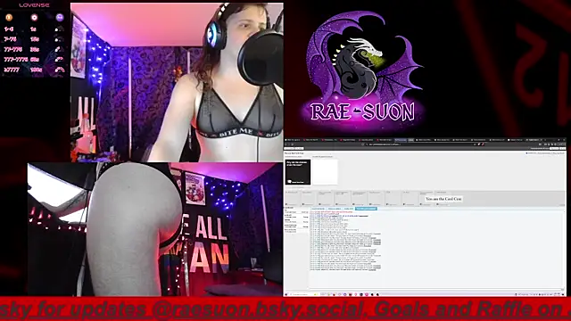 Snapshot of Rae-Suon chatting on October 11, 2:38 am Rae-Suon online show from October 11, 2:38 am