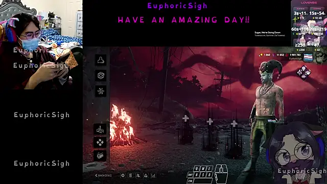 EuphoricSigh online show from March 17, 5:00 am