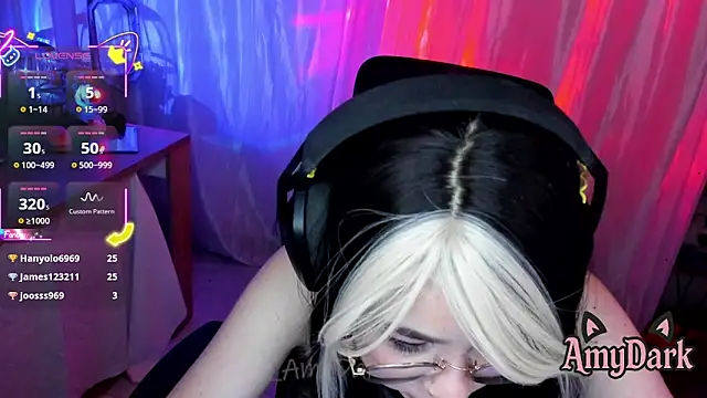  AmyDark online show from January 8, 11:53 pm