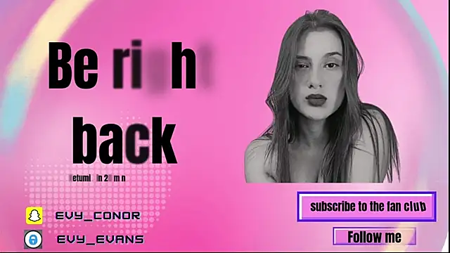 Evy conor online show from November 3, 5:28 pm