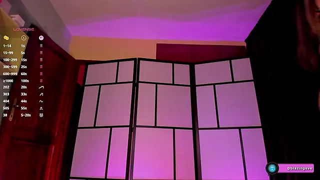 blazingeve  online show from September 12, 2:45 am