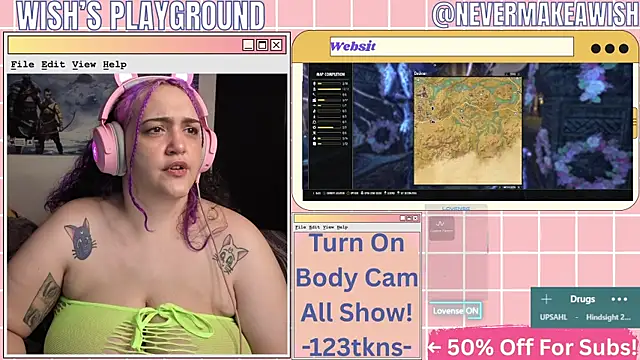 nevermakeawish online show from April 15, 10:16 am