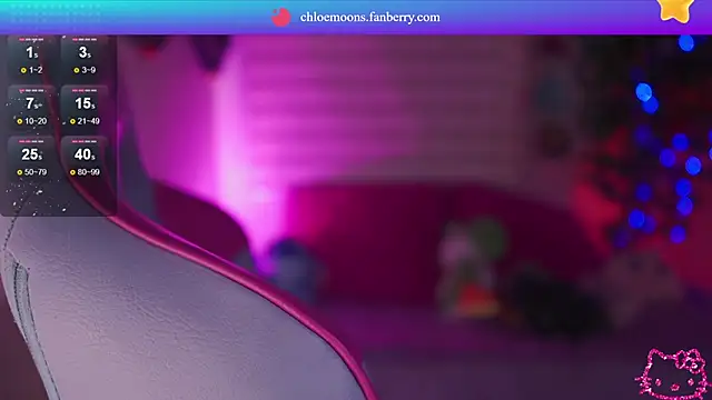  chloe moons  online show from December 3, 9:06 pm