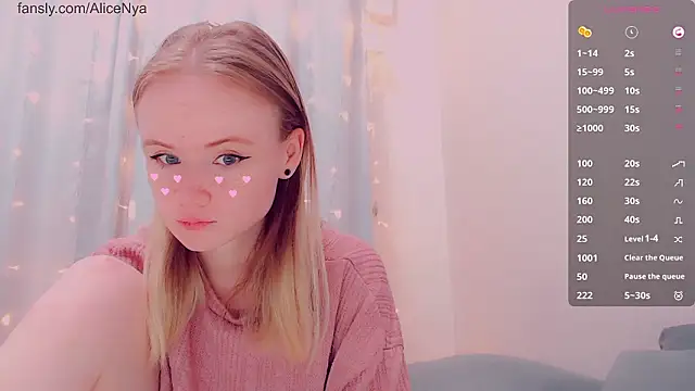 AliceNya cute online show from February 2, 5:39 am