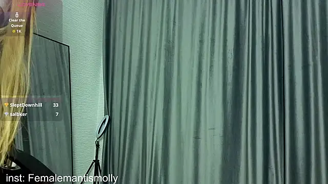 MissPompadure online show from November 22, 2:03 am