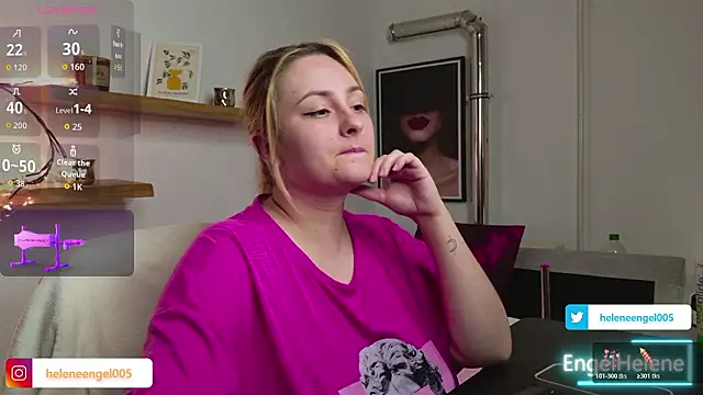 EngelHelene online show from March 21, 4:34 pm