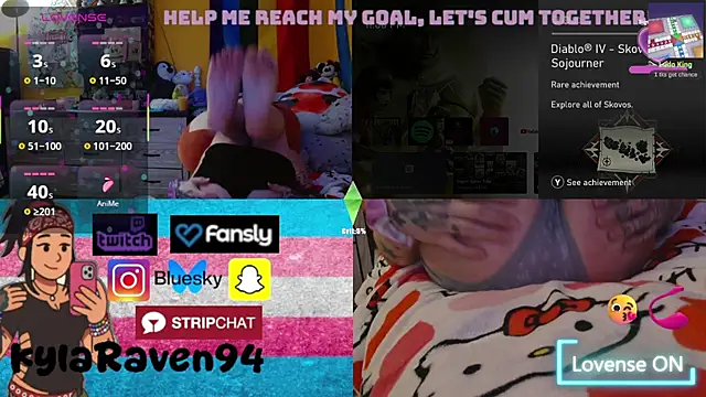 KylaRaven online show from May 9, 3:08 am