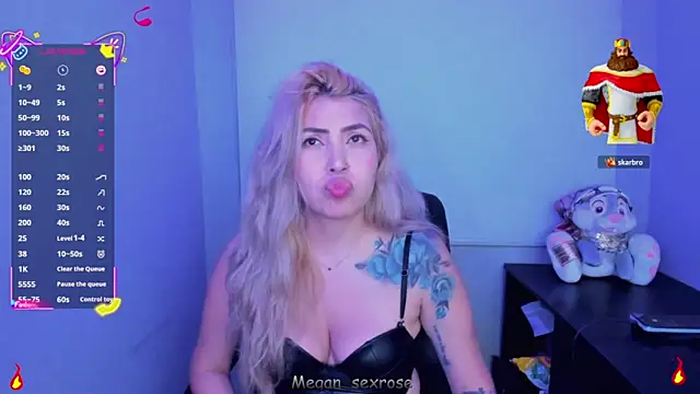 Megan sexrosse online show from April 7, 5:09 am