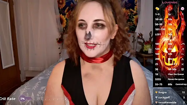 Snapshot of WickedAphrodite chatting on October 13, 12:35 am WickedAphrodite online show from October 13, 12:35 am