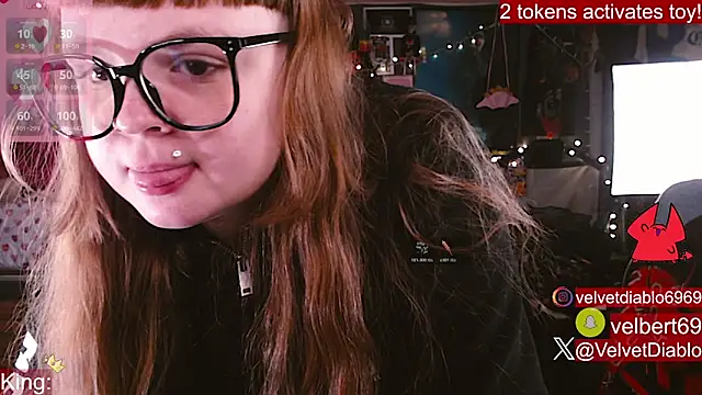 VelvetDiablo online show from February 19, 12:54 am