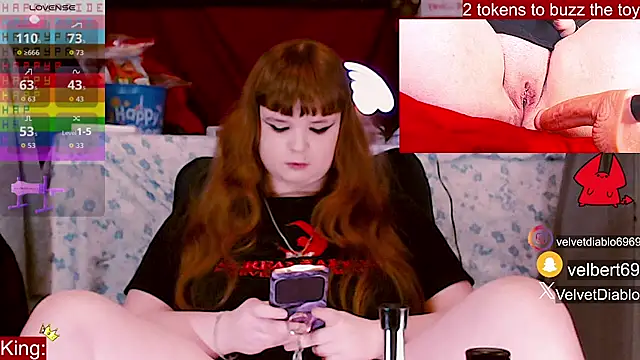 VelvetDiablo online show from June 2, 12:00 am