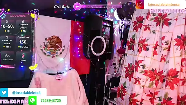 LaInsaciableIntensa online show from February 7, 1:20 am