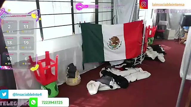 LaInsaciableIntensa online show from November 13, 5:01 pm