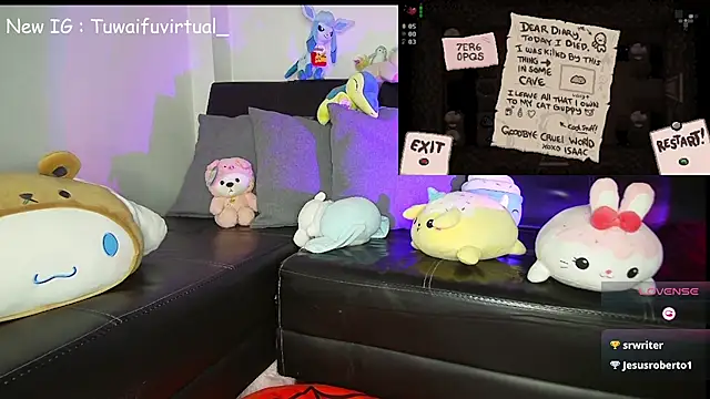 TuWaifuVirtual1 online show from January 18, 12:29 am